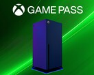 Prochaine maquette de la console Xbox avec la bannière Game Pass