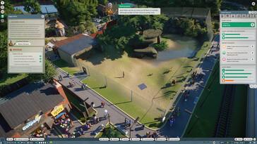 Sur la photo : une capture d'écran du jeu Planet Zoo.