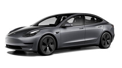Cette Model 3 couleur argent était offerte gratuitement pour stimuler les ventes en Chine (image : Tesla)