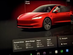 La Tesla Model 3 Long Range RWD a été dévoilée en début d'année au prix de 42 490 dollars, avec une autonomie annoncée de 363 miles (Source de l'image : @dkrasniy via X/Twitter)