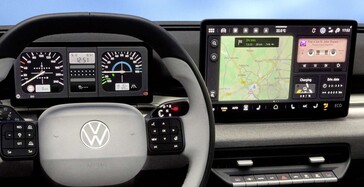 L'intérieur rétro de la VW ID. L'intérieur rétro de la Polo offre de nombreux boutons et des indicateurs de la Golf 1.