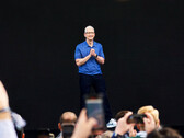Apple Tim Cook, PDG de l'entreprise, lors d'un récent événement (Image source : Apple)