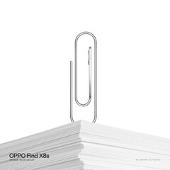 Le Find X8s est annoncé comme étant incroyablement fin, malgré son puissant chipset et sa grande capacité de batterie. (Source de l'image : Oppo)