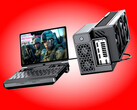 Le Win Max 3 connecté à la station d'accueil eGPU G2 de GPD.