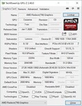 GPU-Z : Radeon RX Vega 8