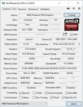 GPU-Z : Radeon RX Vega 8
