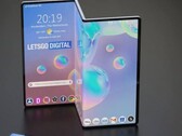 Premiers rendus de ce à quoi pourrait ressembler la Galaxy Z Tab. (Source : LetsGoDigital)