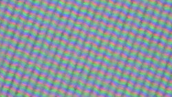 L'écran LC utilise une matrice classique de sous-pixels RVB composée d'une diode électroluminescente rouge, d'une diode électroluminescente bleue et d'une diode électroluminescente verte.
