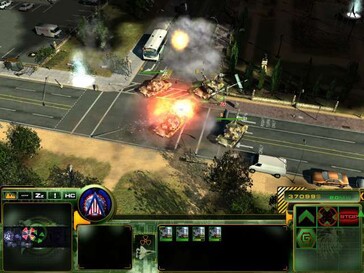 Sur la photo : une capture d'écran du jeu « Act of War ».