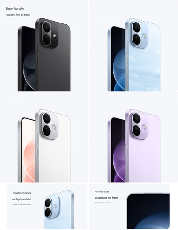 Points forts du design et options de couleur du Redmi Note 17 Pro (traduction automatique)