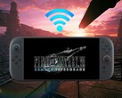 Final Fantasy 7 Remake Intergrade Switch 2 montré avec le symbole WiFi (Image source : Nintendo of America, Square Enix avec modifications)