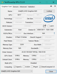 Acer TravelMate X3410 - GPU-Z Intel UHD Graphics 620.