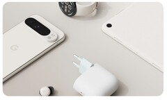 Le nouveau chargeur 45 W de Google sera probablement lancé le 13 août aux côtés du Pixel 9 Pro XL, de la Pixel Watch 3 et d'autres nouveaux appareils Pixel. (Source de l'image : Google via @MysteryLupin)