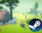 Gaucho and the Grassland dispose également d'une démo disponible sur Steam, si vous souhaitez essayer le jeu avant de l'acheter. Photo - Une capture d'écran floue de la version de développement du jeu, avec le logo Steam superposé (Source de l'image : Steam - Edited)