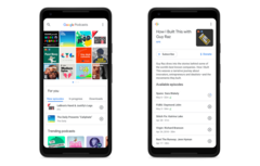 Première version de Google Podcasts pour Android (Source : Google)