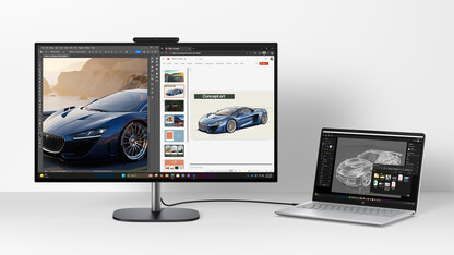 Thunderbolt 4 de l'AiO en action (Image source : HP)