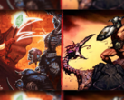 Le nouveau pack de jeux Heretic + Hexen est livré avec des textures améliorées, des outils d'accessibilité modernes et une bande sonore mise à jour par Andrew Hulshult. Illustration : illustration officielle du jeu. (Source de l'image : Steam - édité)