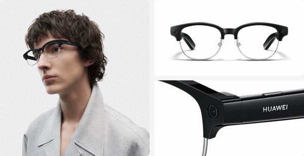 Les lunettes Huawei AI Glasses sont dotées d'un appareil photo grand angle de 12 mégapixels avec EIS.