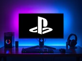 Logo PlayStation affiché sur l'écran d'un PC de jeu
