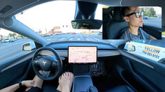 Les conducteurs de voitures partagées utilisent souvent le mode FSD de Tesla (Source de l'image : Justin Yoon/YT)