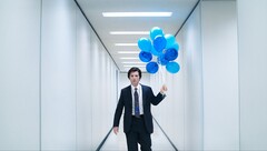 Severance est également une parodie acerbe de la culture de bureau dans le capitalisme tardif. (Source de l&#039;image : Apple TV+)