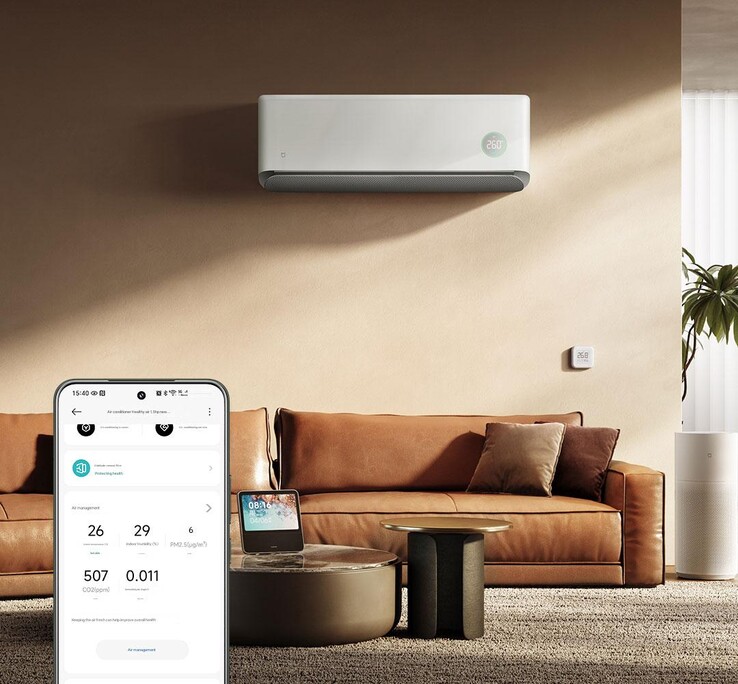 Le climatiseur Xiaomi Mijia Healthy Wind 1,5HP. (Source de l'image : Xiaomi, traduction automatique)