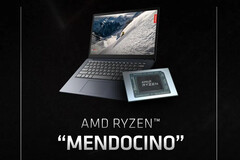 AMD Mendocino Ryzen 3 7320U a fait surface sur UserBenchmark. (Image Source : AMD)