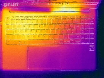 Test de résistance aux températures de surface (face supérieure)