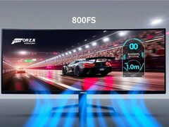 L'écran a un taux de rafraîchissement de 800 Hz. (Source de l'image : HKC)