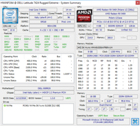 Dell Latitude 7424 Rugged Extreme - HWiNFO64.
