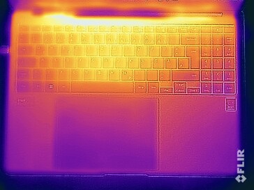 Test de résistance à la température de surface (en haut)