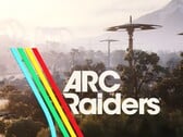 La bannière d'Arc Raiders avec le logo est montrée (Source de l'image : capture d'écran, Arc Raiders YouTube, Embark Studios avec modifications)