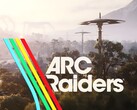 La bannière d'Arc Raiders avec le logo est montrée (Source de l'image : capture d'écran, Arc Raiders YouTube, Embark Studios avec modifications)