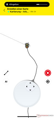 Kärcher RCX 6 pendant la cartographie manuelle