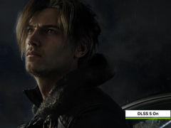 Leon Kennedy, protagoniste de Resident Evil, dans une présentation de DLSS 5