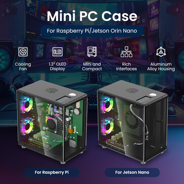 Principales caractéristiques du boîtier du mini-PC (Source : Elecrow)