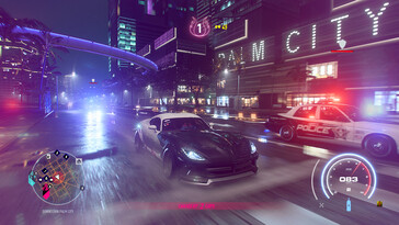 Photo : une capture d'écran du jeu Need for Speed Heat.