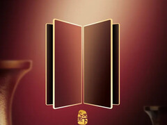 Le nouveau teaser de Samsung ressemble à un téléphone pliable de type livre classique plutôt qu'à son smartphone triplement plié, selon les rumeurs. (Source de l'image : Samsung)