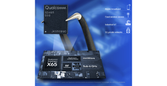 Qualcomm annonce à nouveau le modem X65. (Source : Qualcomm)