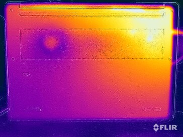 Test de résistance aux températures de surface (en bas)