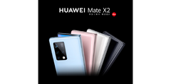 Le Mate X2 dispose de 4 options de couleur. (Source : Huawei)