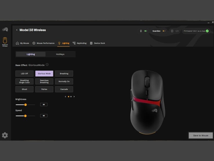 Le Glorious Core et ses options de personnalisation