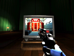 L'une des nombreuses illusions présentes dans Layer 8 : Fraud d'Ultrakill.