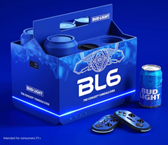 La console de jeu BL6 de Bud Light. Oui, c'est vrai. (Image via Bud Light)