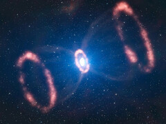 C&#039;est ainsi, ou du moins à peu près, qu&#039;une étoile mourante explose. (Image : ESA/L. Calcada)