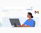 Image artistique d'une personne utilisant Gmail. (Source de l'image : Google Blog)