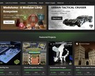 La nouvelle page de crowdfunding (voir ci-dessus) en est à sa phase de lancement, mais elle présente déjà un certain nombre de projets intéressants (Source de l'image : MakerWorld)