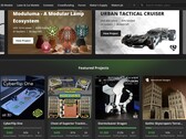 La nouvelle page de crowdfunding (voir ci-dessus) en est à sa phase de lancement, mais elle présente déjà un certain nombre de projets intéressants (Source de l'image : MakerWorld)