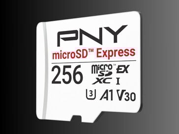Carte flash PNY microSD Express 256GB (Image source : PNY PR)