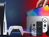 L'étiquette de prix de la PS5 pourrait être modifiée pour refléter un éventuel succès commercial de la Nintendo Switch OLED. (Image source : Sony/Nintendo - édité)